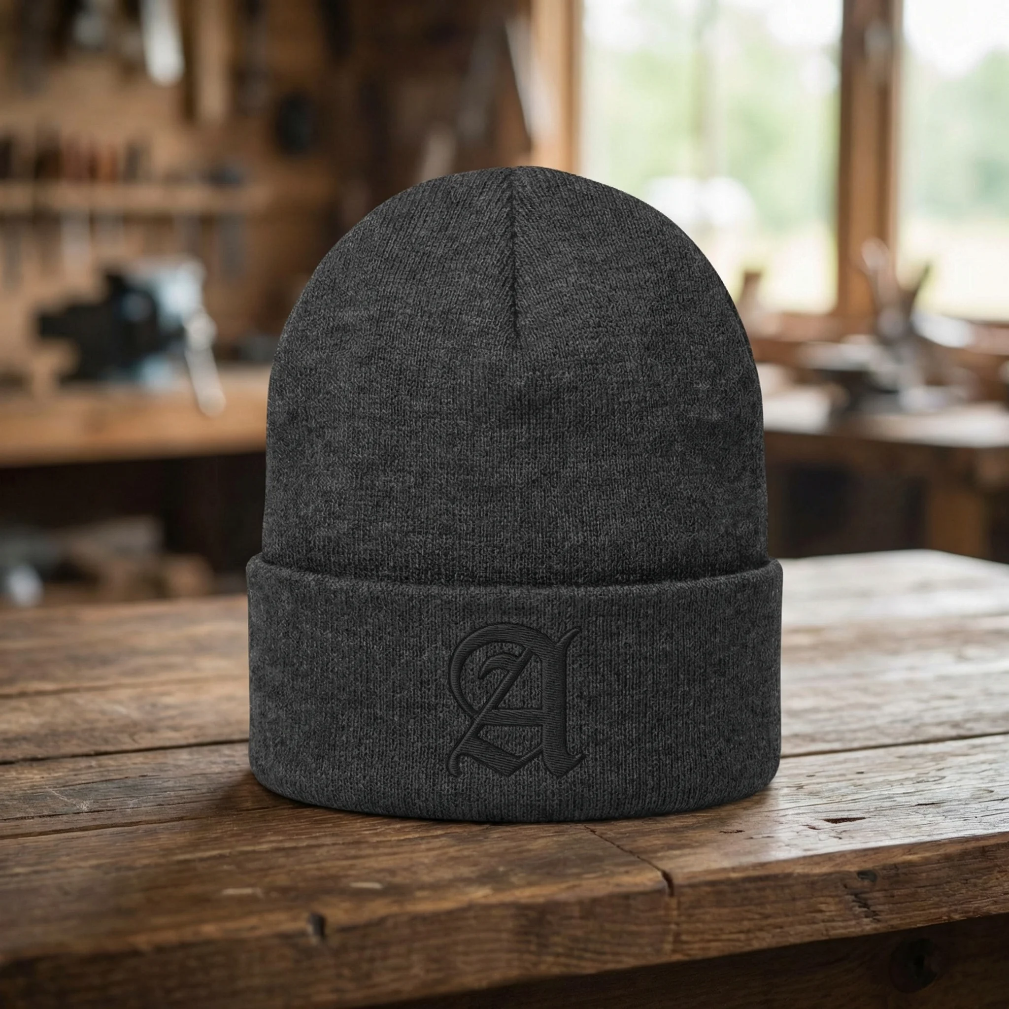 Mützen besticken – Beispiel 3